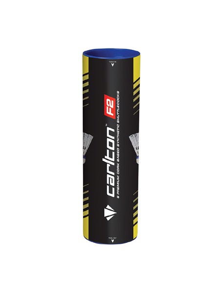 TUBO 6 VOLANTE BÁDMINTON CARLTON F2