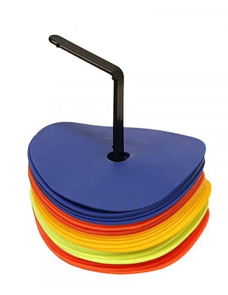 SET CONOS PLANOS ANTIDESLIZANTES25 UDS.