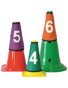 FUNDAS PARA CONOS NUMERADAS DEL 1 AL 10