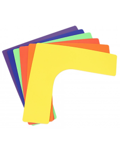 SET 6 UNIDADES DELIMITADOR CÓRNER POLIVINILO