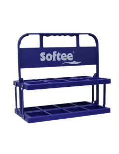 PORTABOTELLAS PVC 8 BOTELLAS