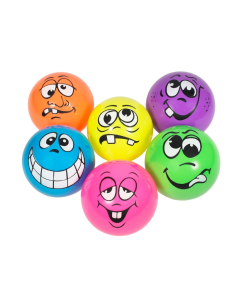 SET 6 BOLAS CON CARAS