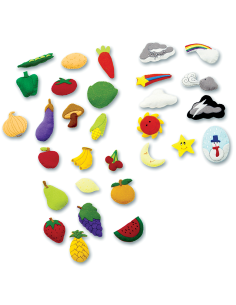 PACK VELCROS 30 PIEZAS NATURALEZA