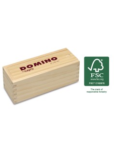 DOMINÓ COMPETICIÓN CAJA MADERA FSC