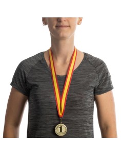 CINTA MEDALLA CON MOSQUETÓN BANDERA BALEARES 2