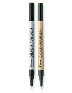 ROTULADORES PILOT ORO-PLATA