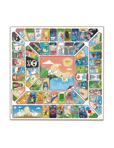 TABLERO MADERA 2 JUEGOS PARCHÍS/DAMAS 2