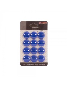 SET 12 IMANES PARA PIZARRA AZUL
