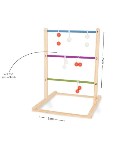 JUEGO DEL PÉNDULO (LADDER GOLF)
