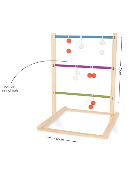 JUEGO DEL PÉNDULO (LADDER GOLF)