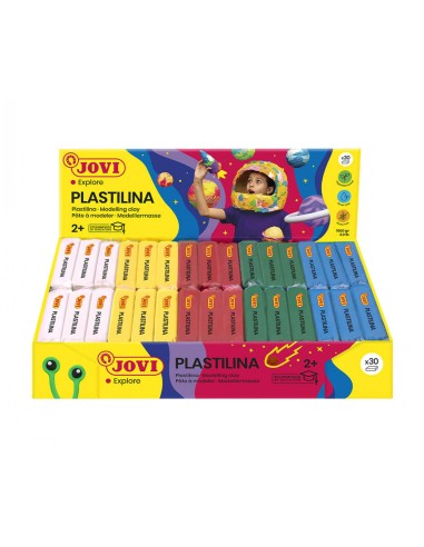 PLASTILINA CAJA  30 PASTILLAS 110 GR