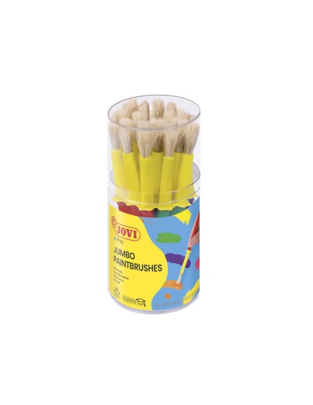 BOTE 20 PINCELES ESCOLARES MEDIANOS