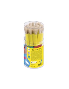 BOTE 20 PINCELES ESCOLARES MEDIANOS 2