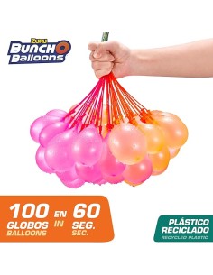 GLOBOS DE AGUA CON HINCHADOR Y LLENADO RÁPIDO 2