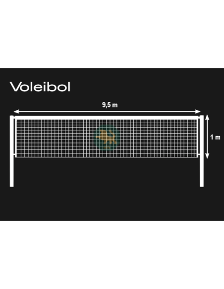 RED VOLEIBOL EASY 2,25 mm (PET)