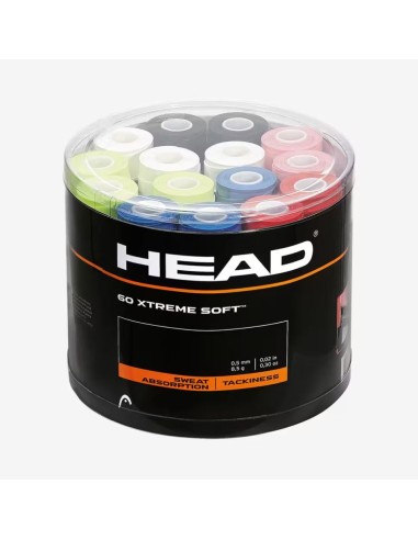 BOTE OVERGRIPS HEAD TENIS XTREME SOFT 60 U.