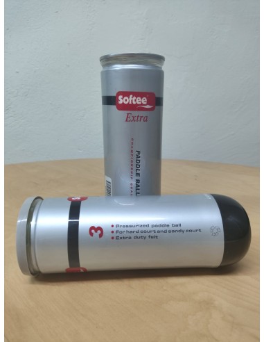 BOTE 3 PELOTAS PÁDEL SOFTEE