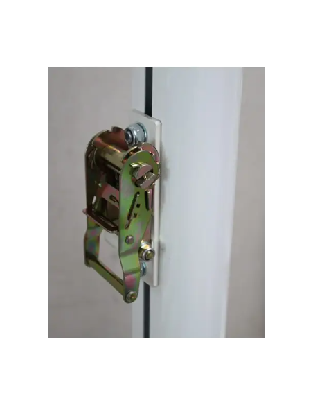 JUEGO POSTES VOLEIBOL ALUMINIO FIJOS 80 X 80 MM