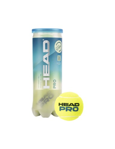 BOTE 3 PELOTAS HEAD TENIS PRO