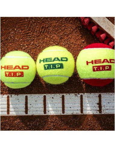 BOTE 3 UDS. TENIS HEAD TIP NARANJA
