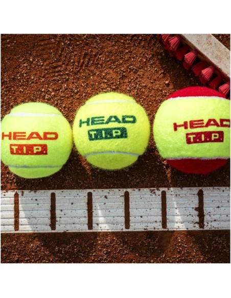 BOTE 3 UDS. TENIS HEAD TIP NARANJA