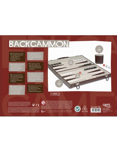 MALETÍN BACKGAMMON DELUXE