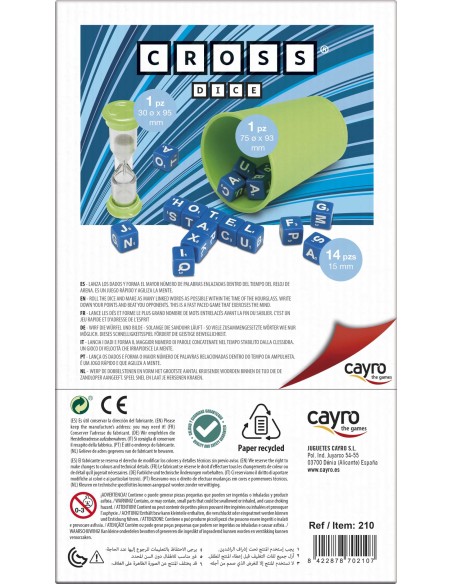 CROSS DICE- Juego de mesa