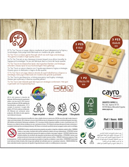 TIC TAC TOE MADERA
