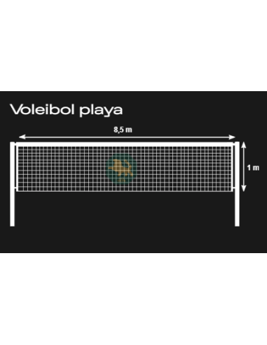RED VÓLEY PLAYA LÍNEA ORO