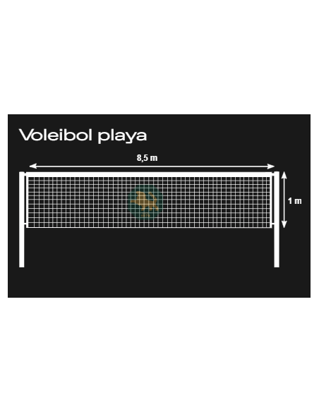 RED VÓLEY PLAYA LÍNEA ORO