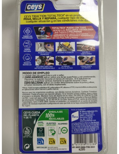 ADHESIVO GRAN RESISTENCIA- CEYS TRI'ACTION