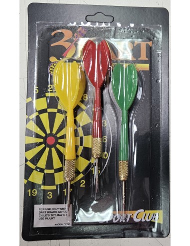JUEGO 3 DARDOS LATÓN 18GR