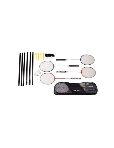 SET COMPLETO 4 RAQUETAS DE BÁDMINTON