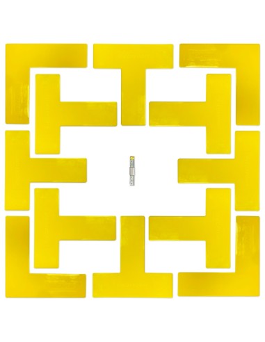 SET 12 MARCADORES DE PISTA - TENIS, PICKLEBALL...