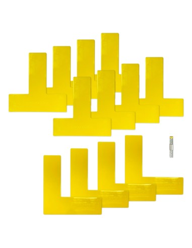 SET 12 MARCADORES DE PISTA - TENIS, PICKLEBALL...