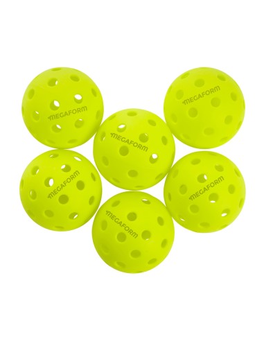 SET DE 6 PELOTAS DE PICKEBALL PARA EXTERIORES