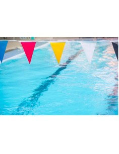 JUEGO DE GALLARDETES- TELA