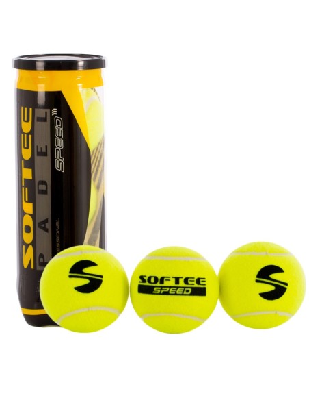 BOTE 3 PELOTAS PADEL SOFTEE SPEED