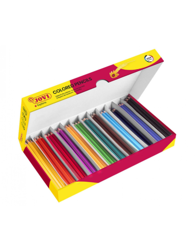 CAJA 144 LÁPICES COLORES MADERA