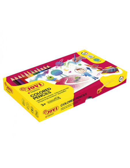 CAJA 144 LÁPICES COLORES MADERA