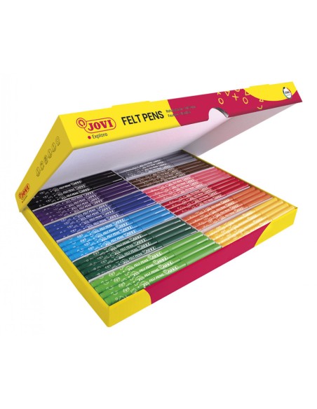 CAJA 144 ROTULADORES COLORES SURTIDOS