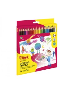 ESTUCHE 24 LÁPICES COLORES MADERA