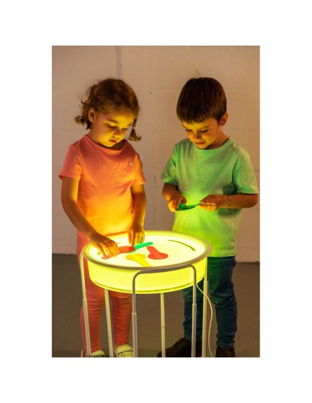 BANDEJA SENSORIAL LED CON SOPORTE AJUSTABLE