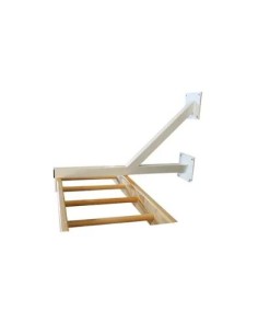 JUEGO DE SOPORTES PERPENDICULARES ESCALERA HORIZONTAL...