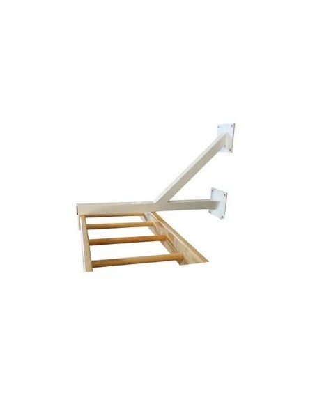 JUEGO DE SOPORTES PERPENDICULARES ESCALERA HORIZONTAL PARA BRAQUEO