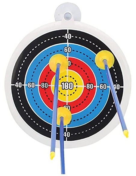 DIANA CON COLGADOR PARA FLECHAS CON VENTOSA