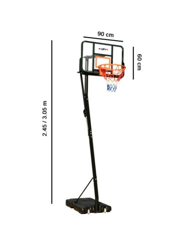 CANASTA BALONCESTO TRASLADABLE Y AJUSTABLE...