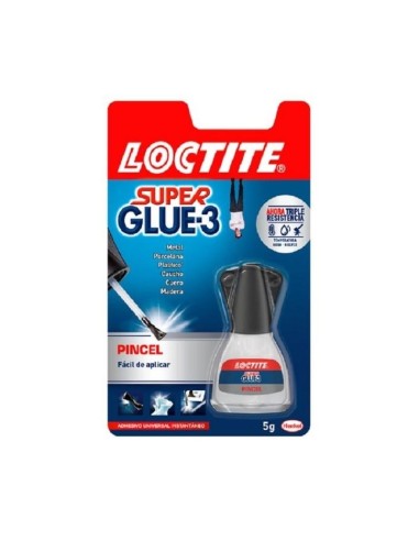 PEGAMENTO INSTANTÁNEO 5 GR LOCTITE PINCEL SUPER...