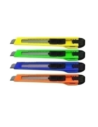 CUTTER 9MM SURTIDO BLISTER- UNIDAD