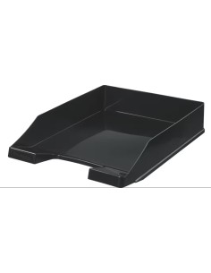 BANDEJA PORTADOCUMENTOS DE SOBREMESA APILABLE - NEGRO